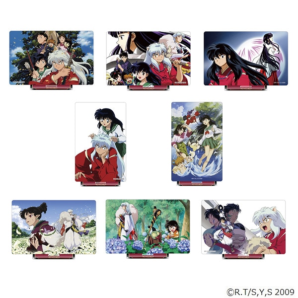 BOX】犬夜叉-アニメの軌跡展- アクリルスタンドコレクション（全8種