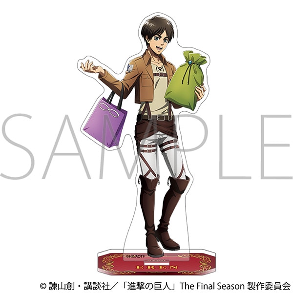 進撃の巨人 アクリルスタンド／エレン: キャラグッズ｜ムービック（movic）