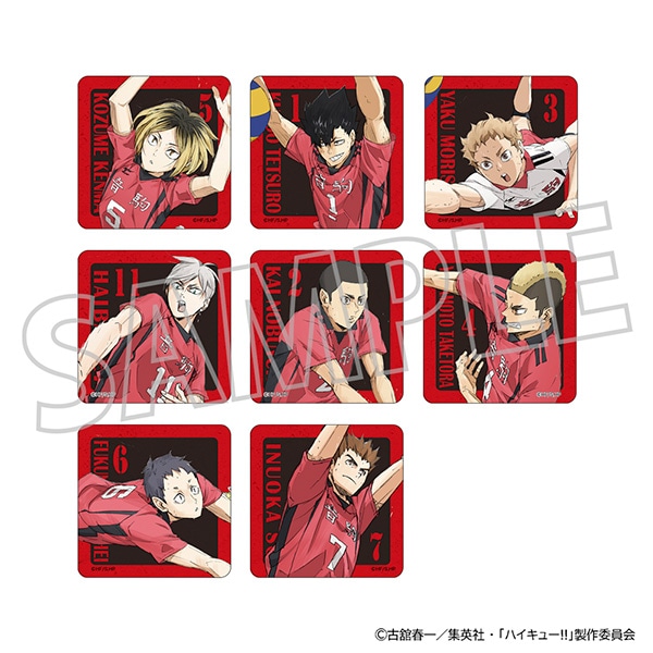 ハイキュー!! アクリルマルチステッカーコレクション 音駒高校: キャラ