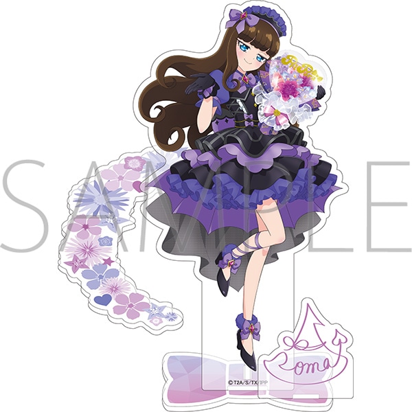 vi専用 プリパラ 黒須あろま プリティーオールフレンズ 缶バッジ 白黒