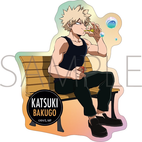 僕のヒーローアカデミア ステッカー 爆豪 吹け！しゃぼん玉！: キャラ