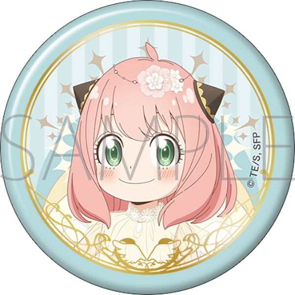 TVアニメ「SPY×FAMILY」 箔押し缶バッジ／アーニャ・フォージャー