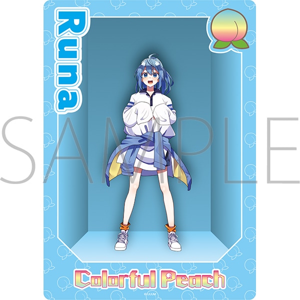 カラフルピーチ 下敷き るな: キャラグッズ｜ムービック（movic）