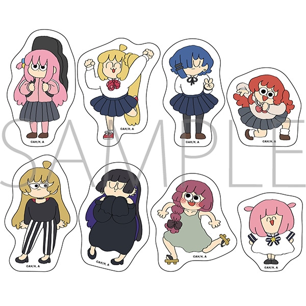 ぼっち・ざ・ろっく！ ステッカーセット／立ち姿ver.: キャラグッズ