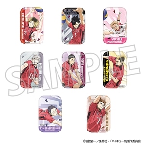 ハイキュー!! スクエア缶バッジコレクション／烏野高校: キャラグッズ