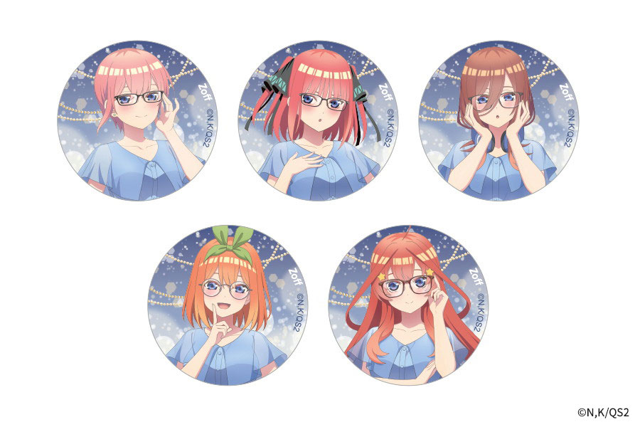 Zoff｜五等分の花嫁＊ トレーディング缶バッジ(全10種コンプリート