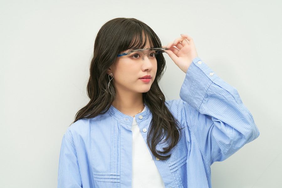 スペシャルプライス]手元も遠くもかけ外し不要のウェリントンフレーム