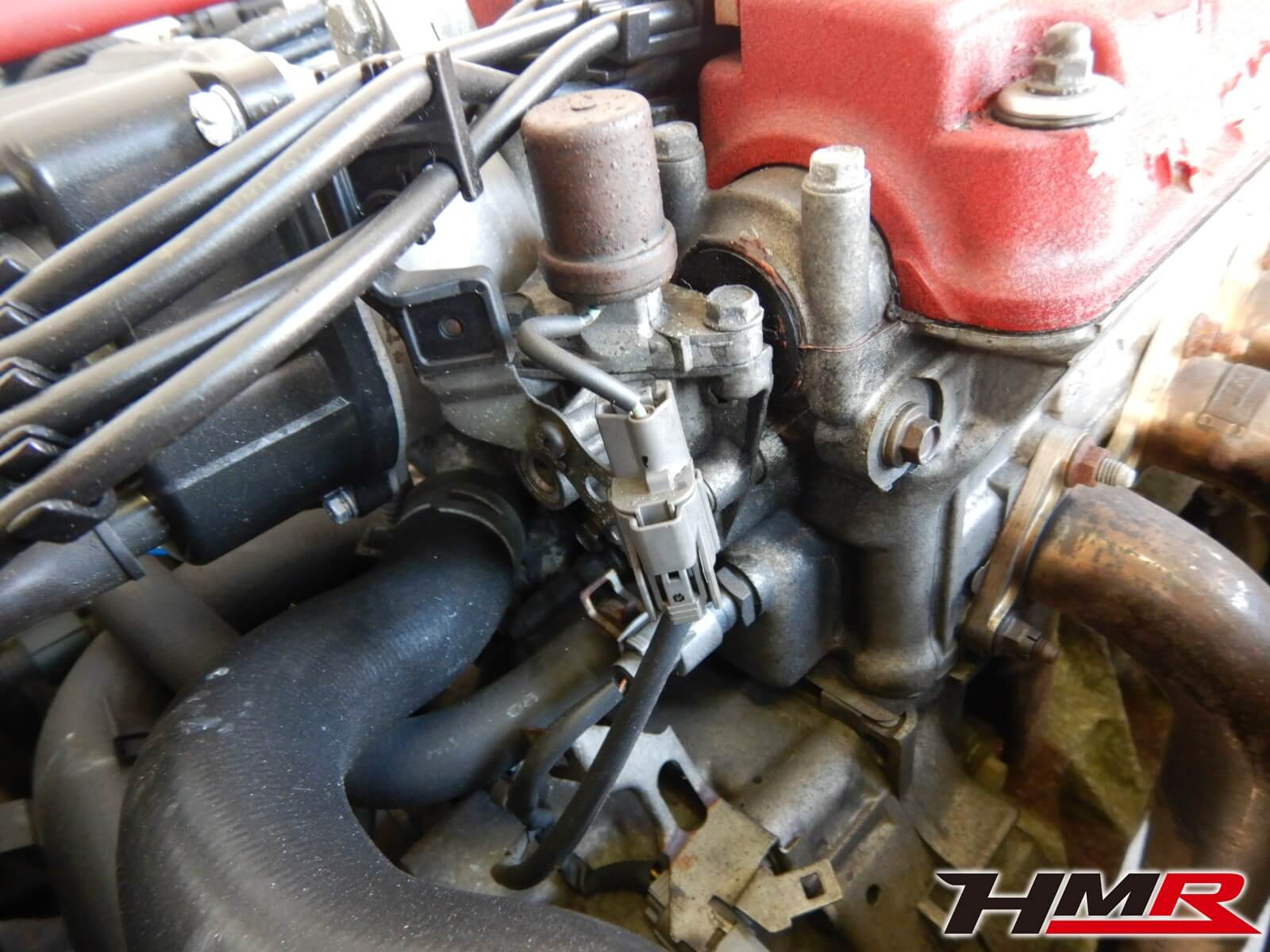 シビックタイプR(EK9)納車前作業としてオイル漏れの修理、フロントハブ