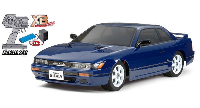 タミヤ XBシリーズ 1/10RC XB NISSAN シルビア (S13) (M-06シャーシ