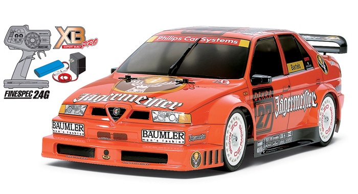 タミヤ XBシリーズ 1/10RC XB アルファ ロメオ 155 V6 TI イェーガー