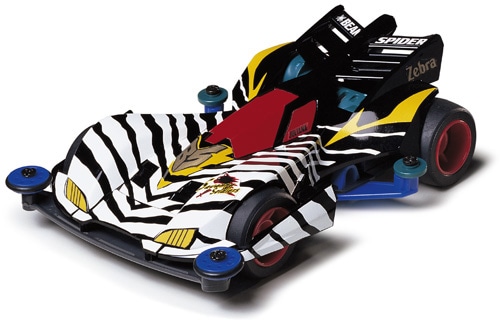 タミヤ 1/32 フルカウルミニ四駆シリーズ ビークスパイダー・ゼブラ