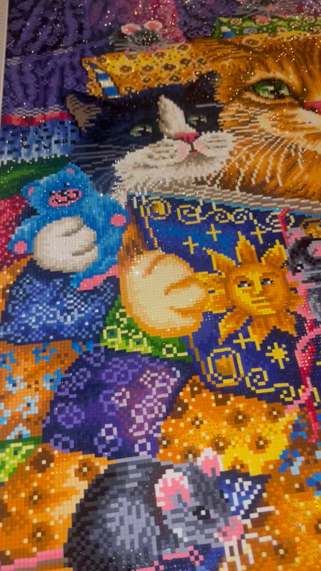 Kitten Bedtime Stories – Diamond Art Club