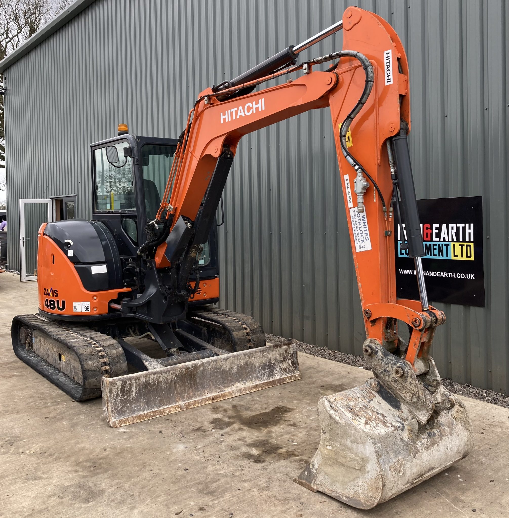 2017 Hitachi ZX48U-5A Used Tracked Excavator for sale | P&E