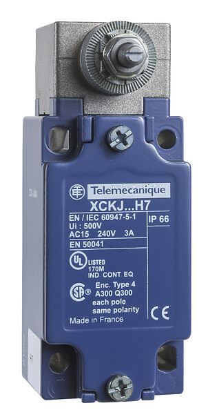 ZCKJ404H29 - Limit switch body with spring return rotary head