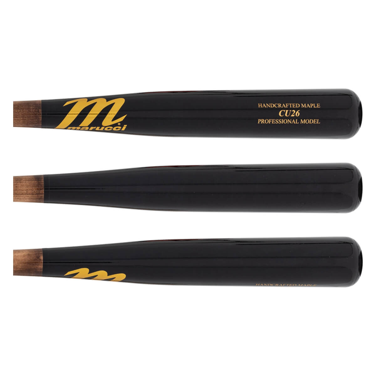 Marucci Pro CU26 Maple Wood Baseball Bat: MVE4CU26-FL/BK