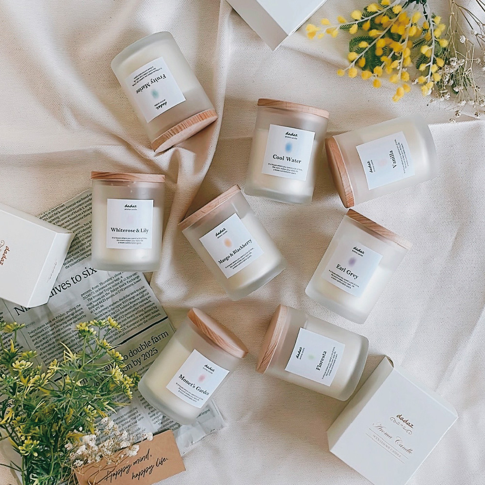 アロマキャンドル＜ホワイトローズ＆リリー＞｜dadaz公式サイト