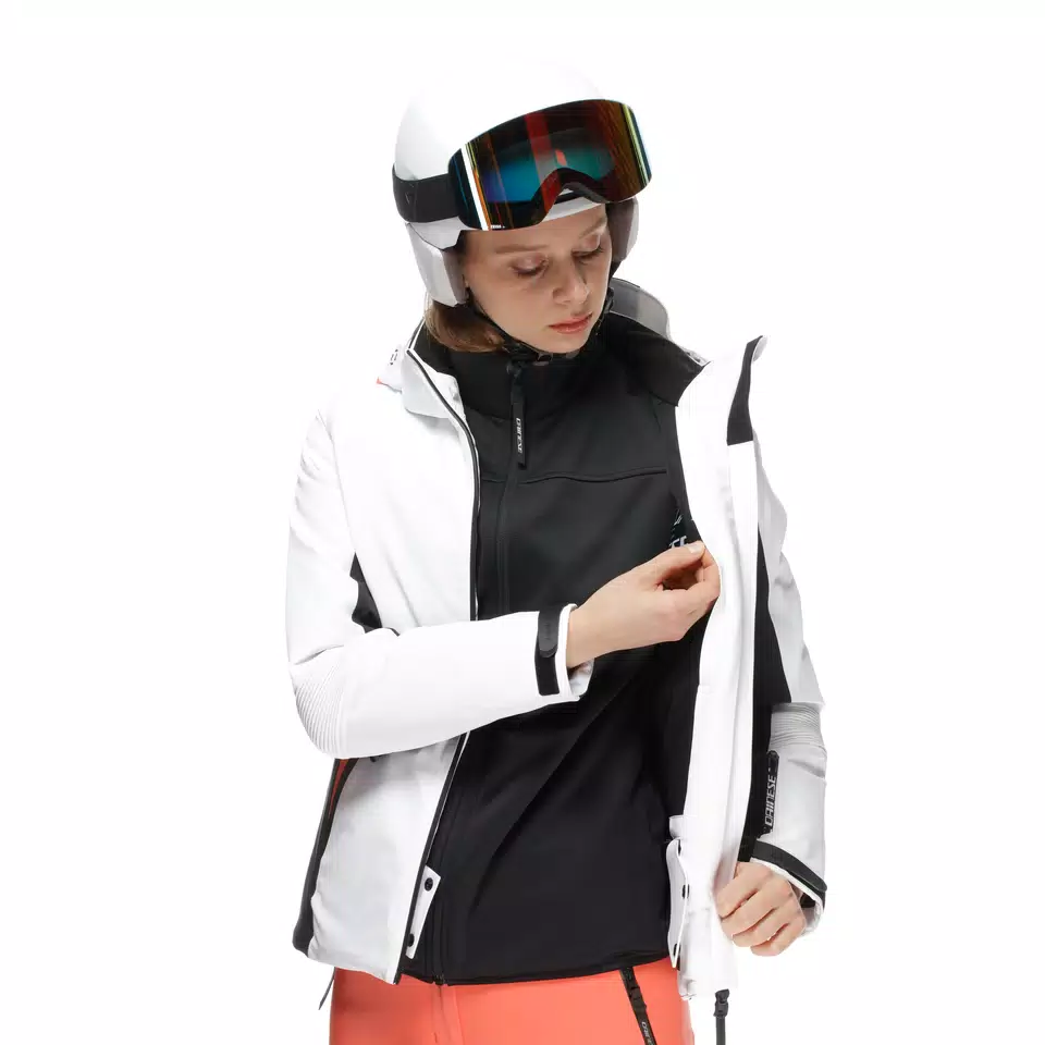 SPEED DEMON LAB DOMEAIR™ PRO - WOMEN'S SKI JACKET | WHITE/STRETCH