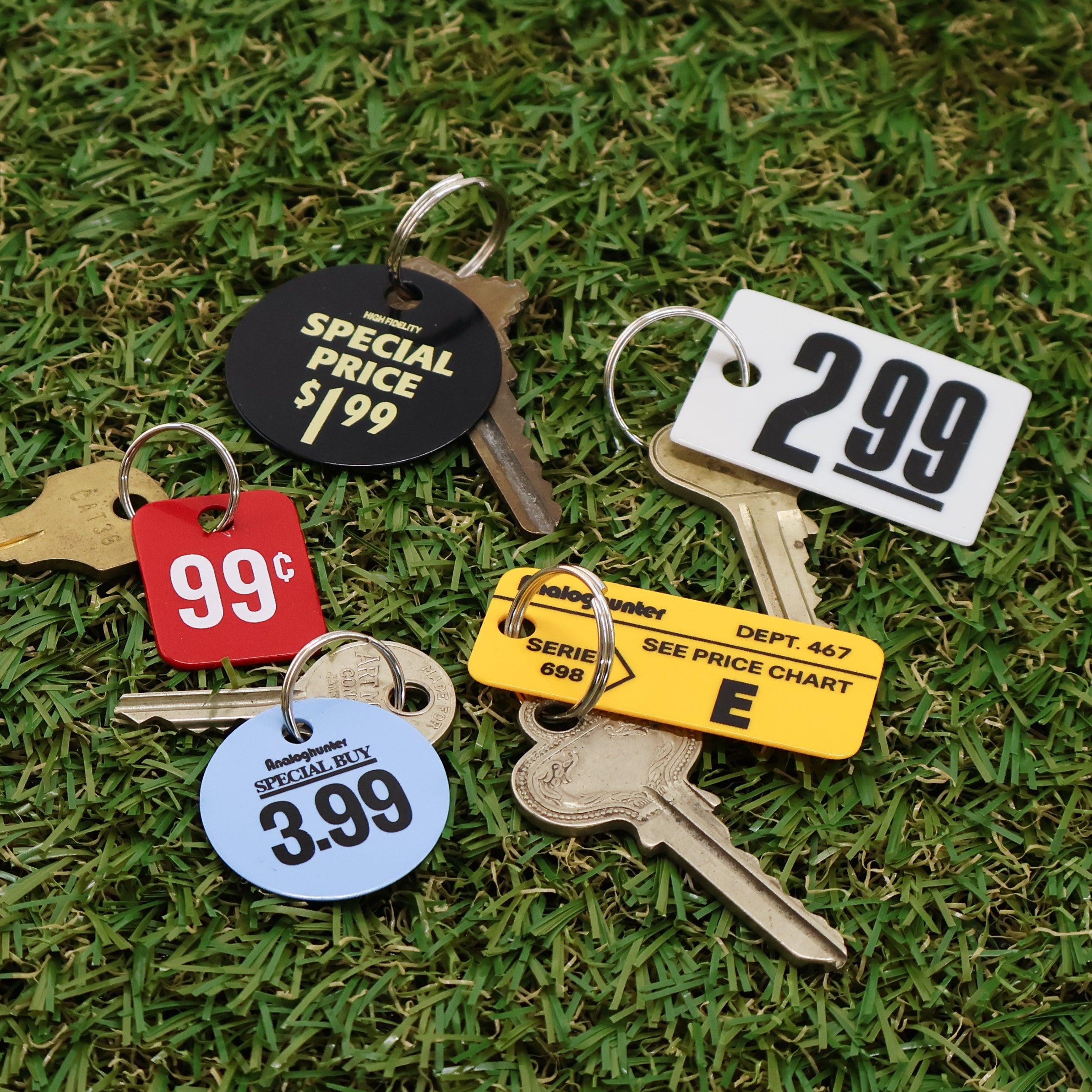 CANDY DESIGN & WORKS / Analog Hunter Price Tag Key Plate – Neue