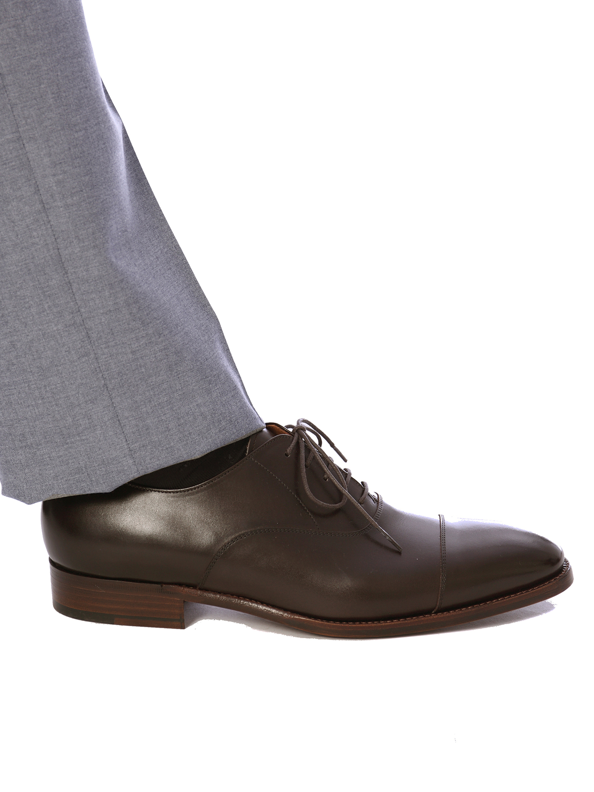 ストレートチップ/2E/レザーソール/ダークブラウン | Factelier