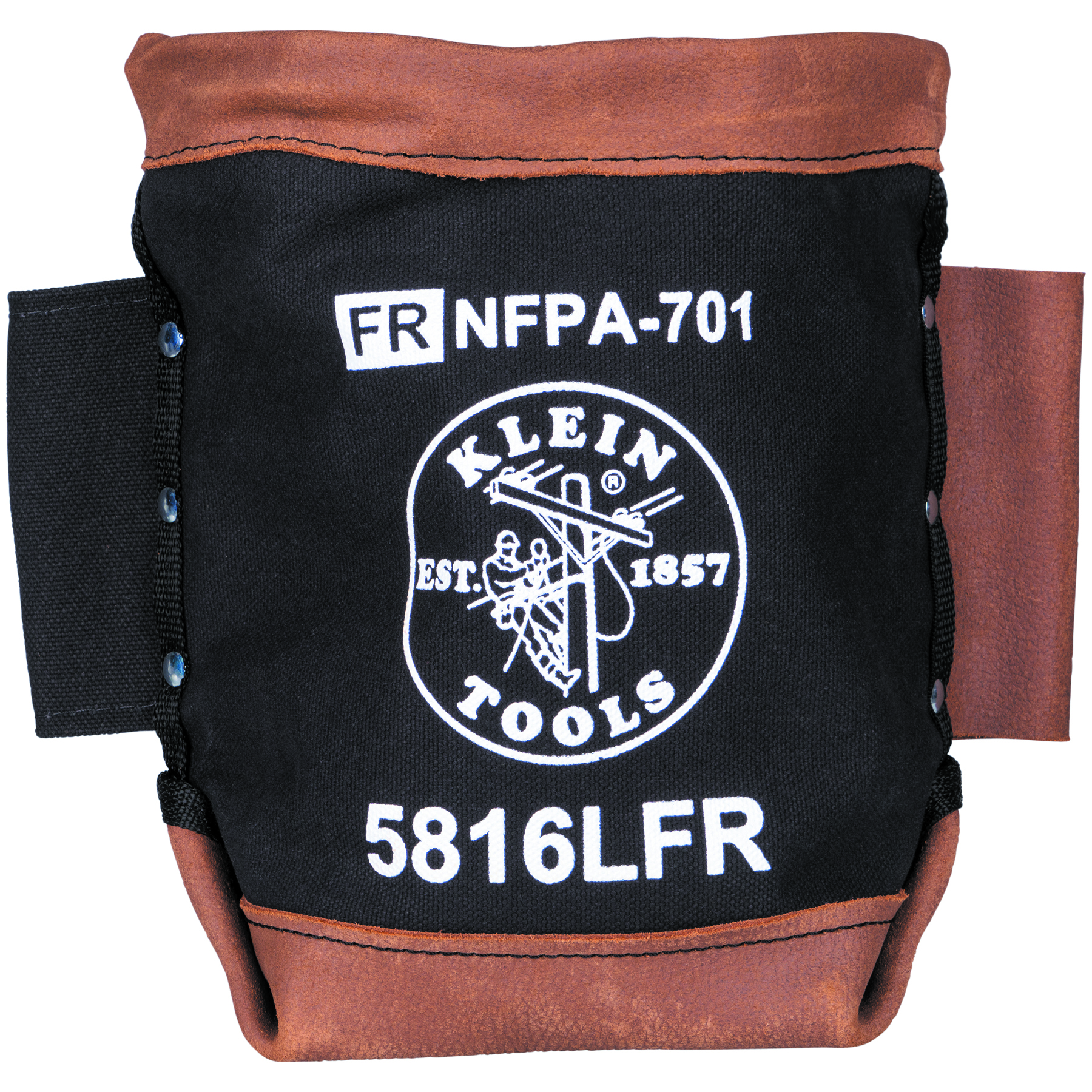 Bolt Bag, Flame-Resistant Canvas and Leather - 5816LFR | Klein Tools