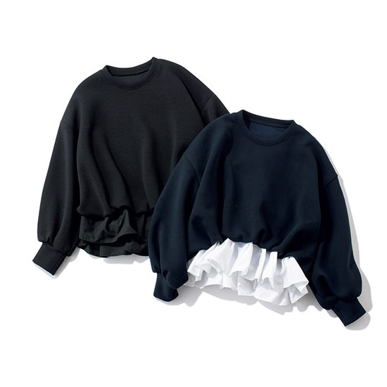 THREE SQUARE]モチモチフリルプルオーバー | KOBUNSHA SELECT SHOP