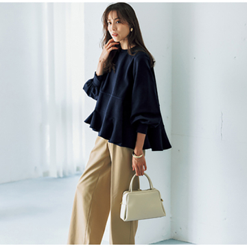 THREE SQUARE]モチモチフリルプルオーバー | KOBUNSHA SELECT SHOP