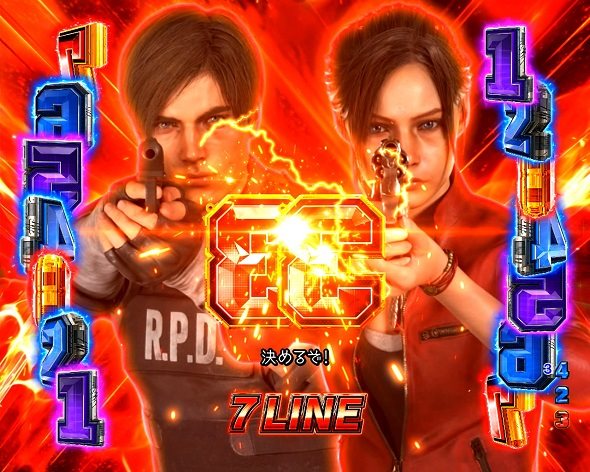 Pバイオハザード RE:2 ごらくバージョン｜ぱちんこ｜HAZUSE DATA｜実践