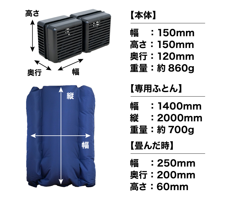 そよかぜ快眠ふとんファン「ふぁん寝る」 | 【公式】サンコー通販サイト