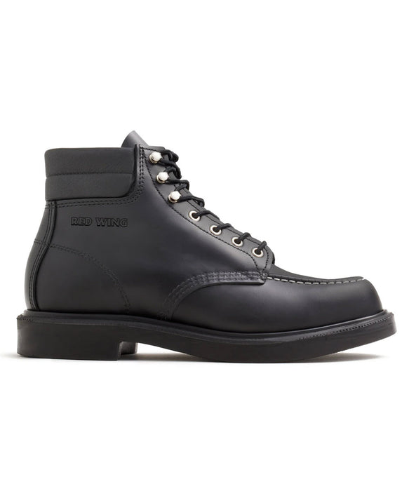 Red Wing Heritage 6-inch SuperSole Moc Toe - Black Chrome — Dave's