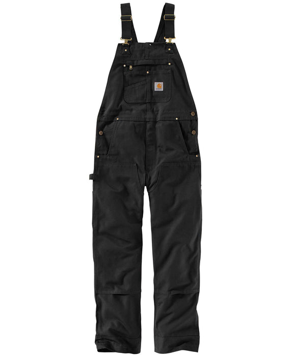 Carhartt R01 Duck Bib Overalls - Black — Dave's New York