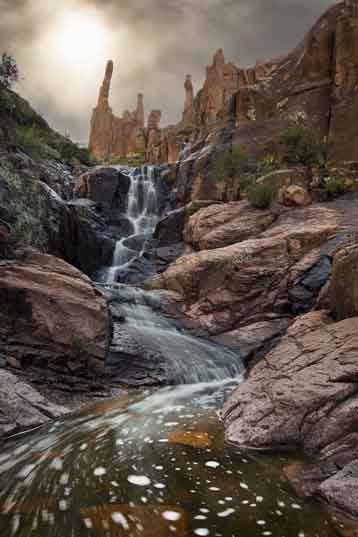Photography of the Superstition Mts., Arizona