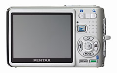 ペンタックス、1,000万画素になった手ブレ補正コンパクト「Optio A20」