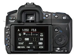 ソニー、「クイックAFライブビュー」搭載デジタル一眼レフ「α350」