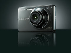 ソニー、1,360万画素になった「サイバーショットDSC-W300」