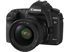 キヤノン、フルサイズセンサー搭載の「EOS 5D Mark II」