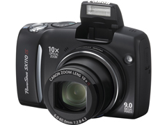 キヤノン、3型液晶の10倍ズーム機「PowerShot SX110 IS」