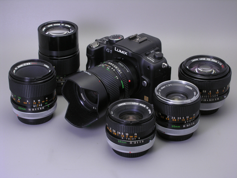 LUMIX DMC-G1」で楽しむマウントアダプター（キヤノンFDマウント編）
