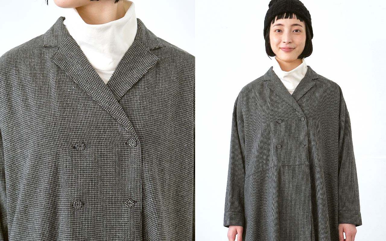 ダブルボタンコート 千鳥格子 | コート | 【公式】D*g*y ONLINE STORE