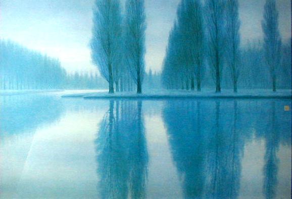 東山魁夷 静唱(複製工芸版)