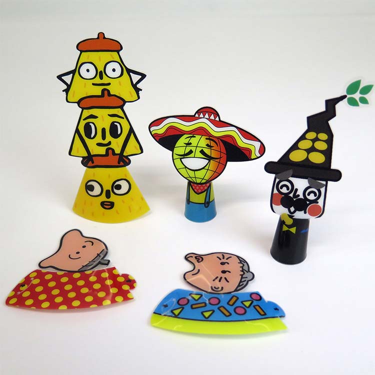 組み立て指人形セット(レギュラータイプ)(株式会社湖池屋様実績