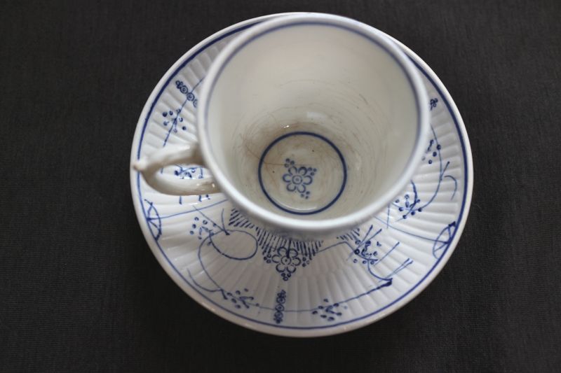 カップ＆ソウサー サキソニー柄 - フランスアンティークのお店 rendez