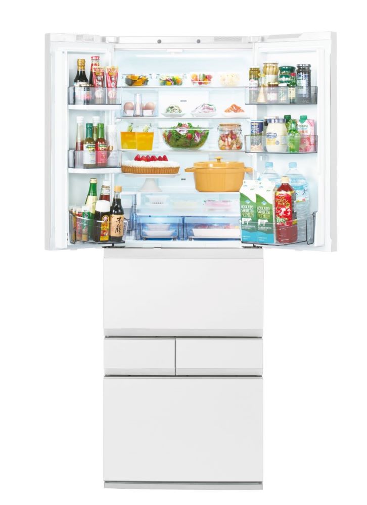 東芝、大容量冷蔵庫「VEGETA」新製品 63㎝切る業界トップクラスの薄型