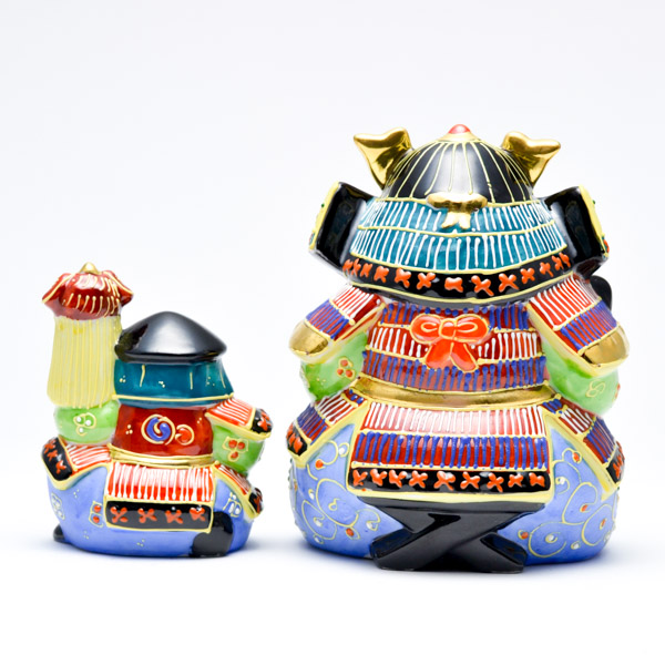 名入れ木札無料】 【送料無料】 武者人形 盛 4.5号 台・敷物・立札