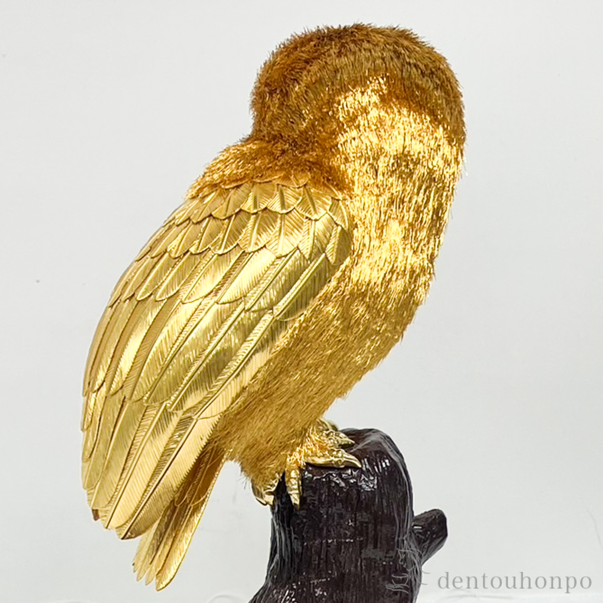 送料無料】 純金 フクロウ C 250g / 光則（金工芸） 高級 コレクション