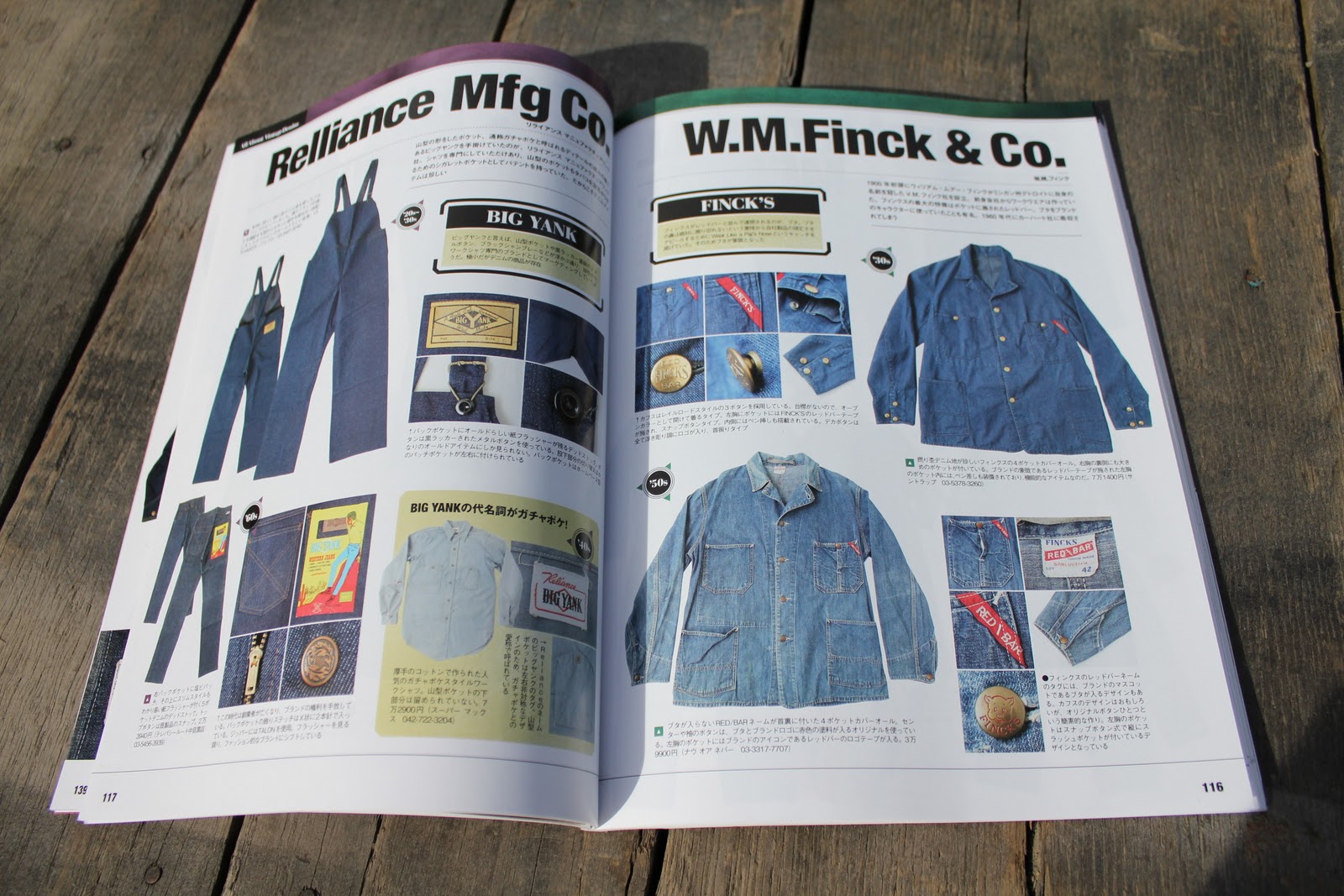 Lightning Vintage Workwear pages