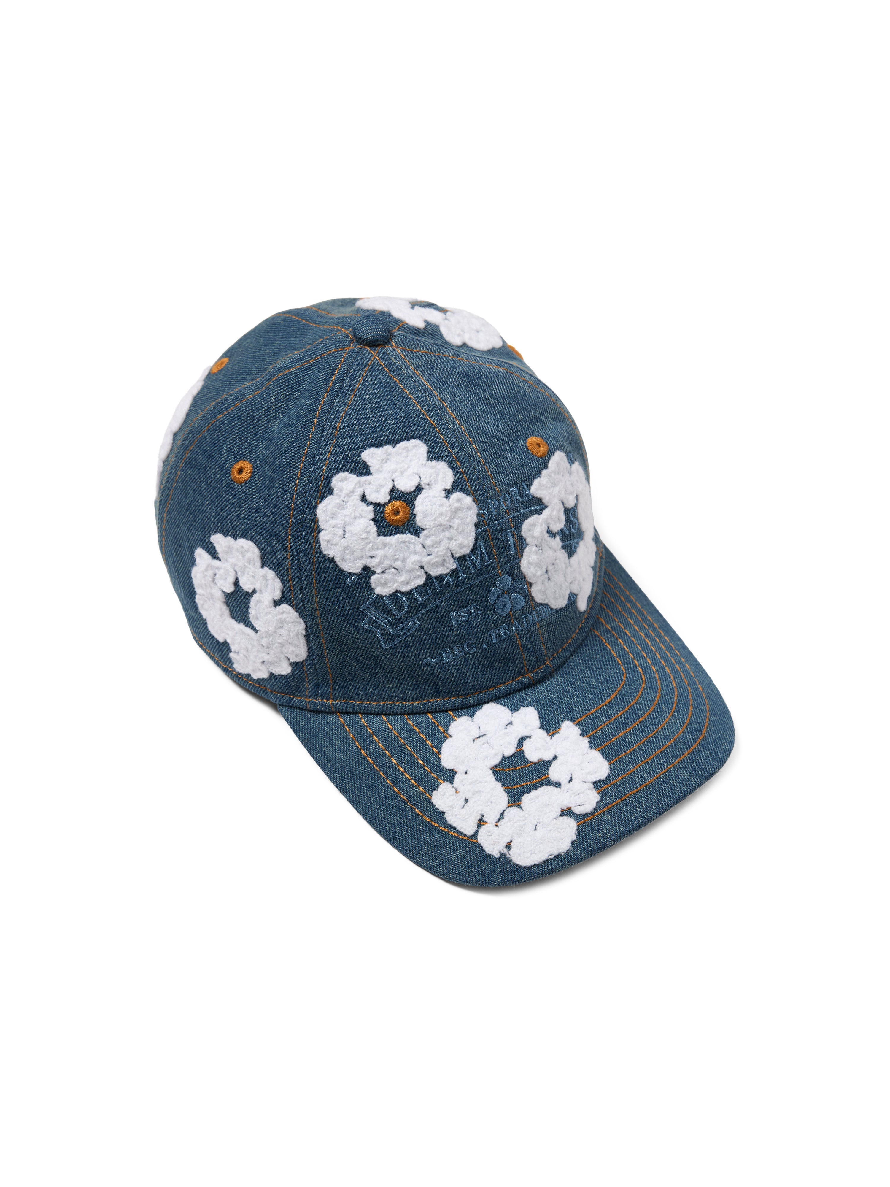 Denim Cotton Wreath Cap Light Wash – DENIM TEARS