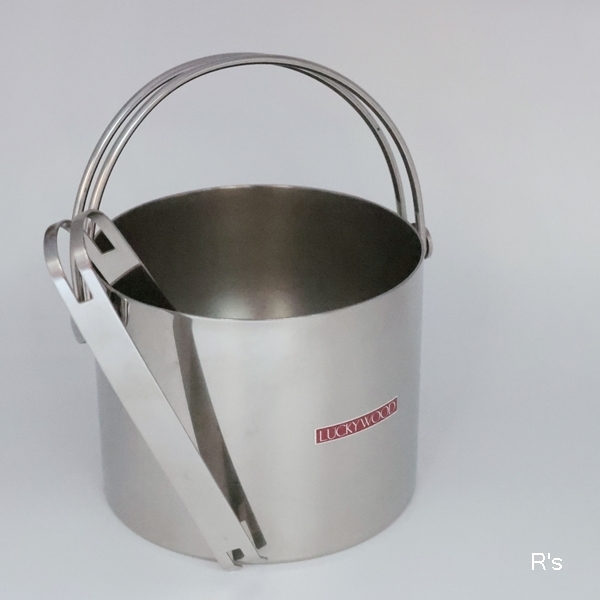 LUCKYWOOD ラッキーウッド 18-8ステンレス SILVIA アイスペール トング