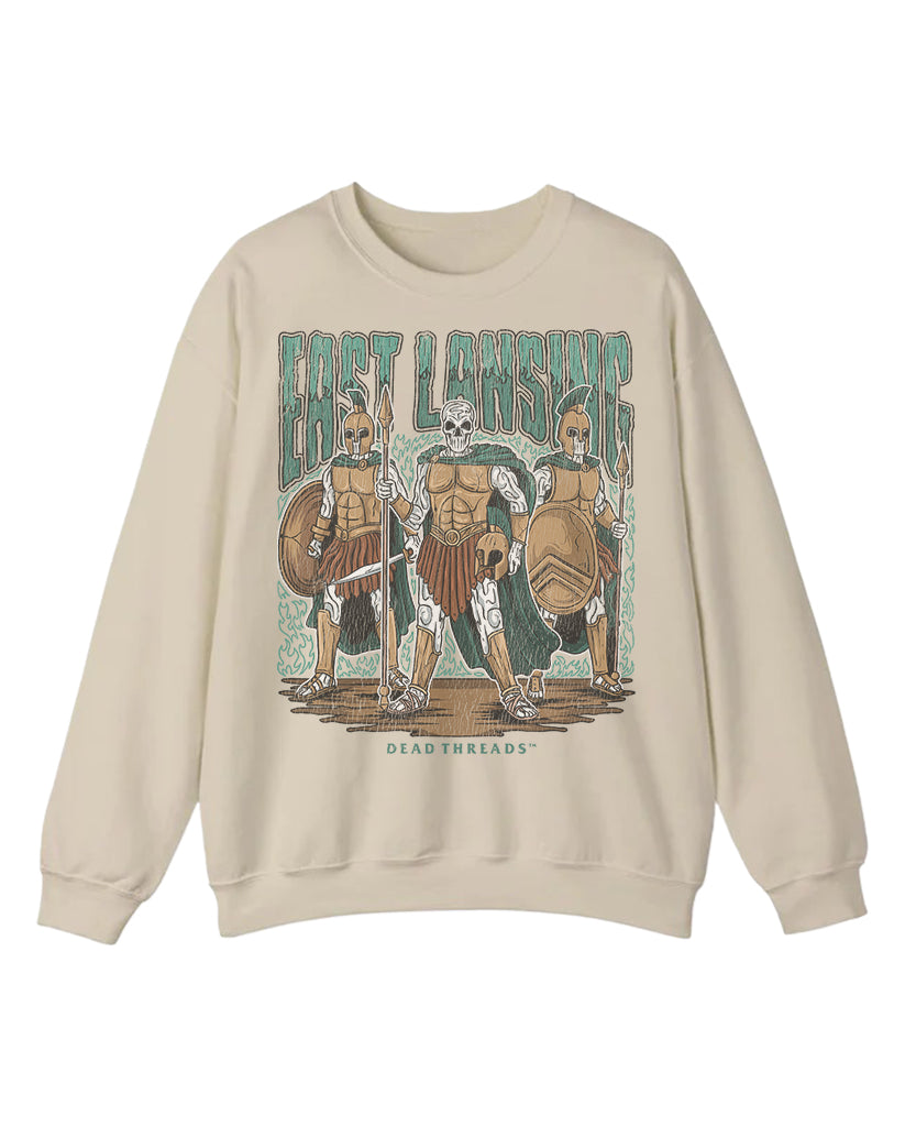 EAST LANSING v1 CREWNECK SWEATSHIRT – Dead Threads Apparel