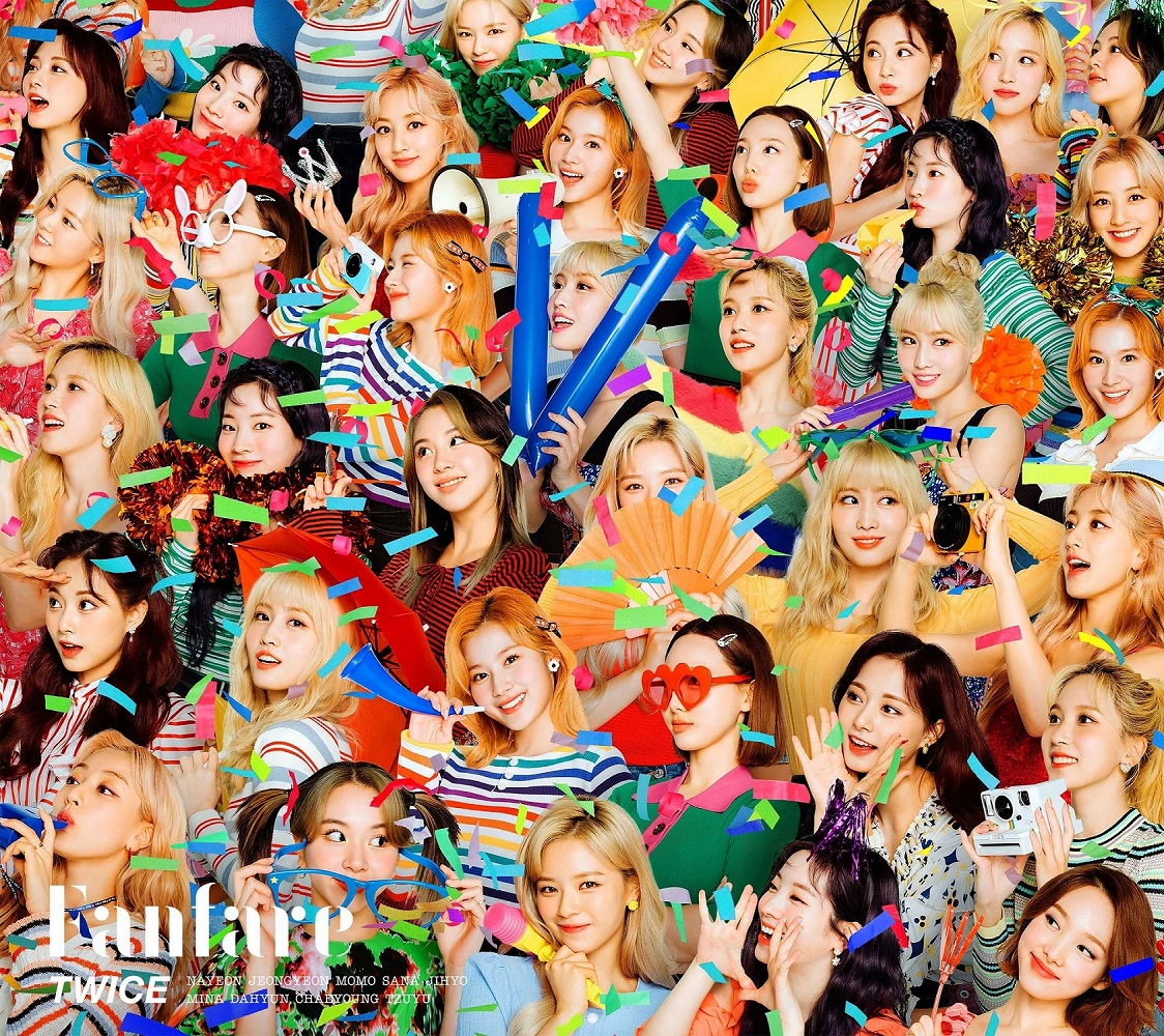 TWICE、7月8日リリース JAPAN 6th SINGLE『Fanfare』のジャケ写4種を