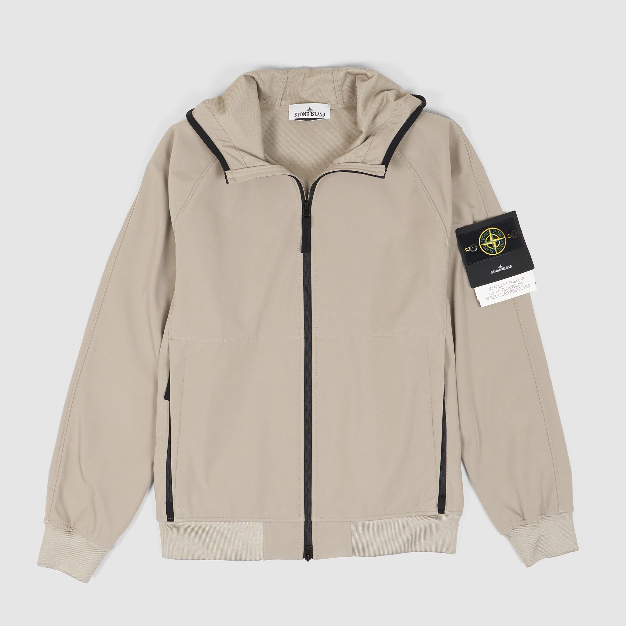 Stone Island Hooded LIGHT SOFT SHELL-R_E.DYE® TECHNOLOGY IN